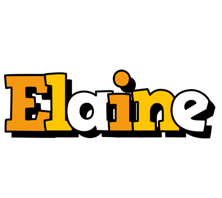 Elaine cartoon logo