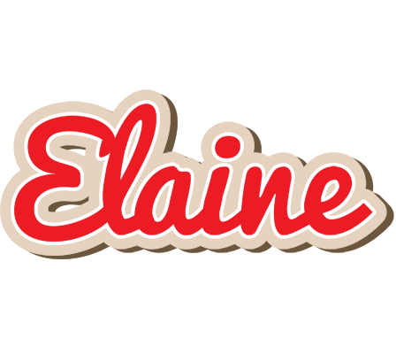 Elaine chocolate logo