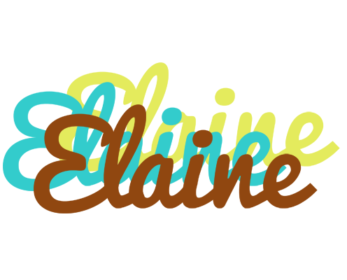 Elaine cupcake logo