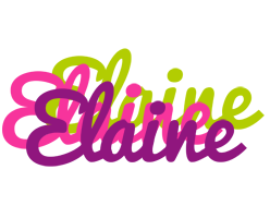 Elaine flowers logo