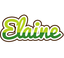 Elaine golfing logo