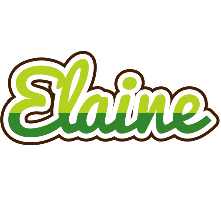Elaine golfing logo