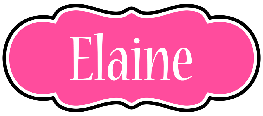 Elaine invitation logo