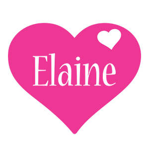 Elaine love-heart logo