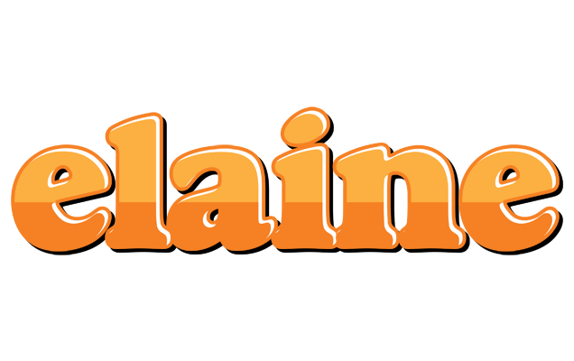 Elaine orange logo