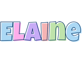 Elaine pastel logo