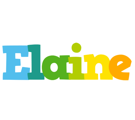 Elaine rainbows logo