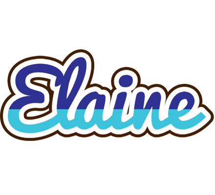 Elaine raining logo