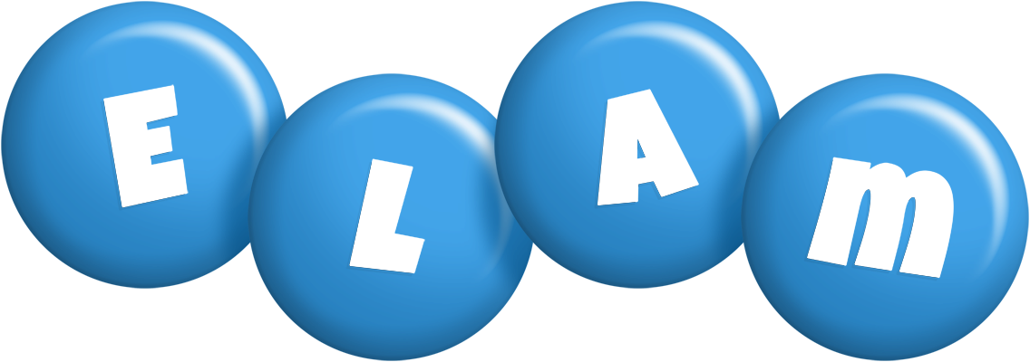 Elam candy-blue logo