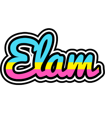 Elam circus logo