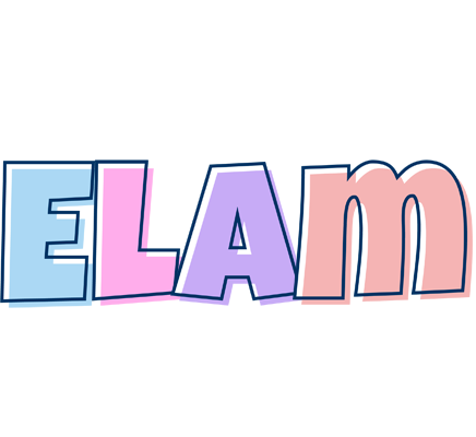Elam pastel logo