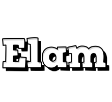 Elam snowing logo