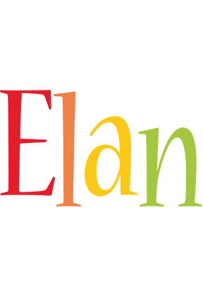 Elan birthday logo
