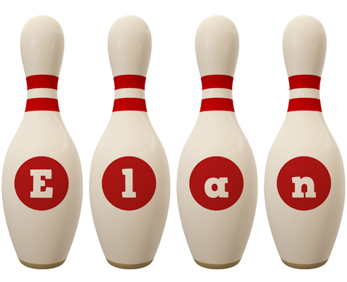 Elan bowling-pin logo