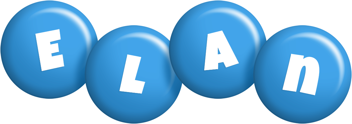 Elan candy-blue logo