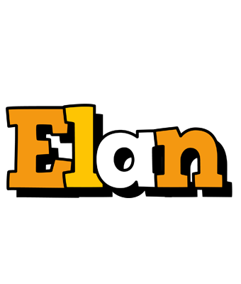 Elan cartoon logo