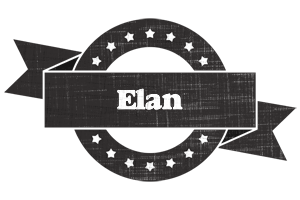 Elan grunge logo