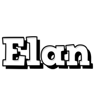 Elan snowing logo