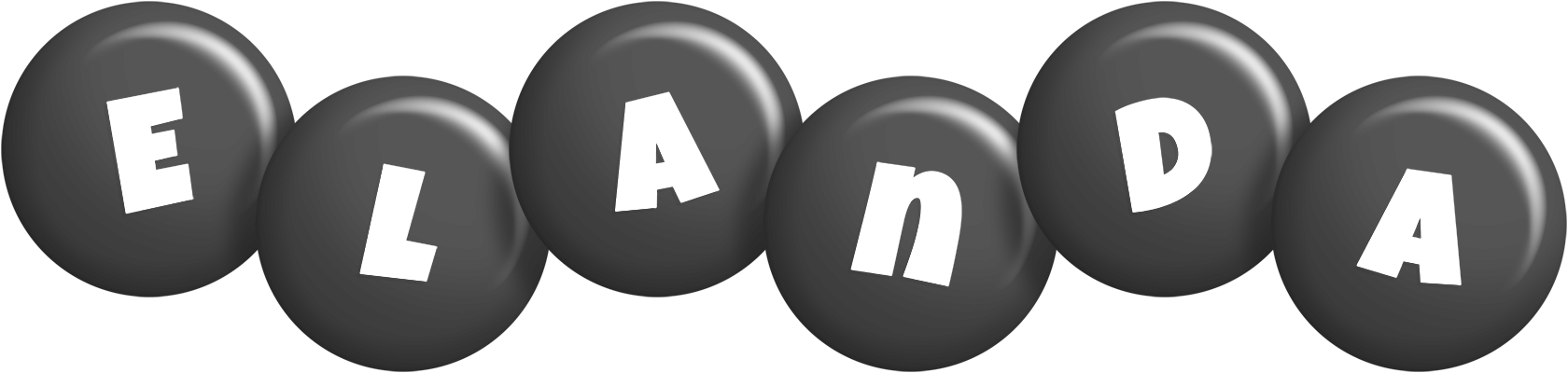 Elanda candy-black logo
