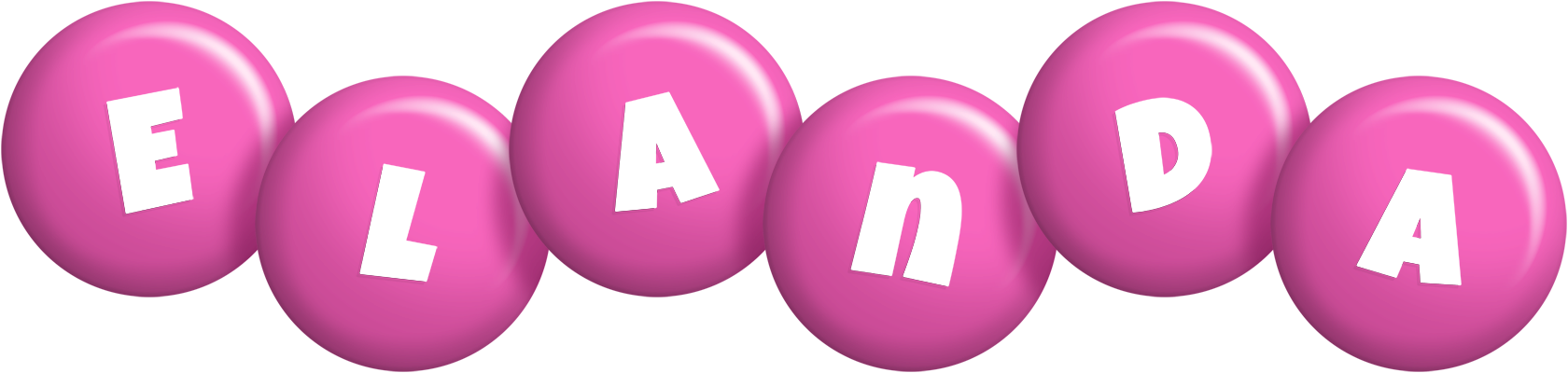 Elanda candy-pink logo