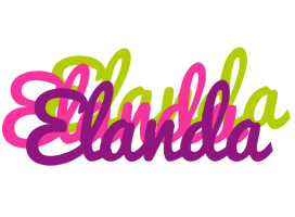 Elanda flowers logo