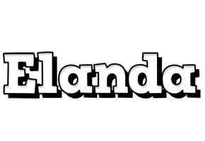 Elanda snowing logo