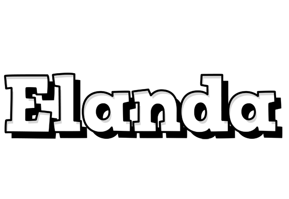 Elanda snowing logo