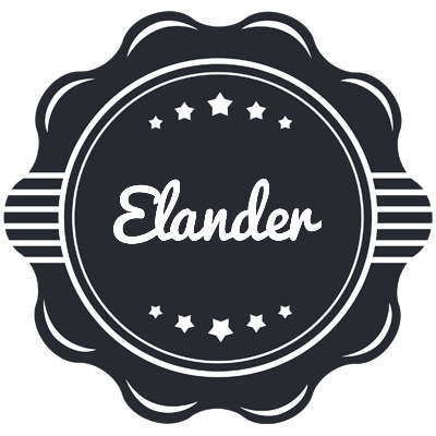Elander badge logo