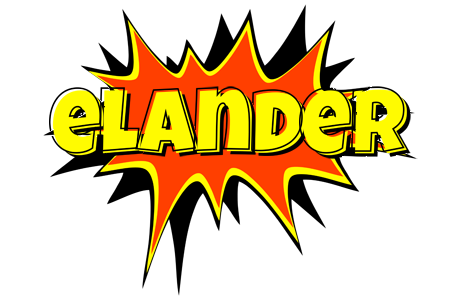 Elander bazinga logo