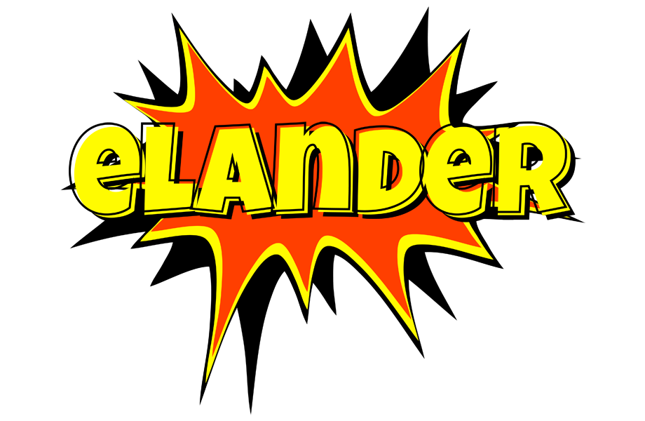 Elander bazinga logo