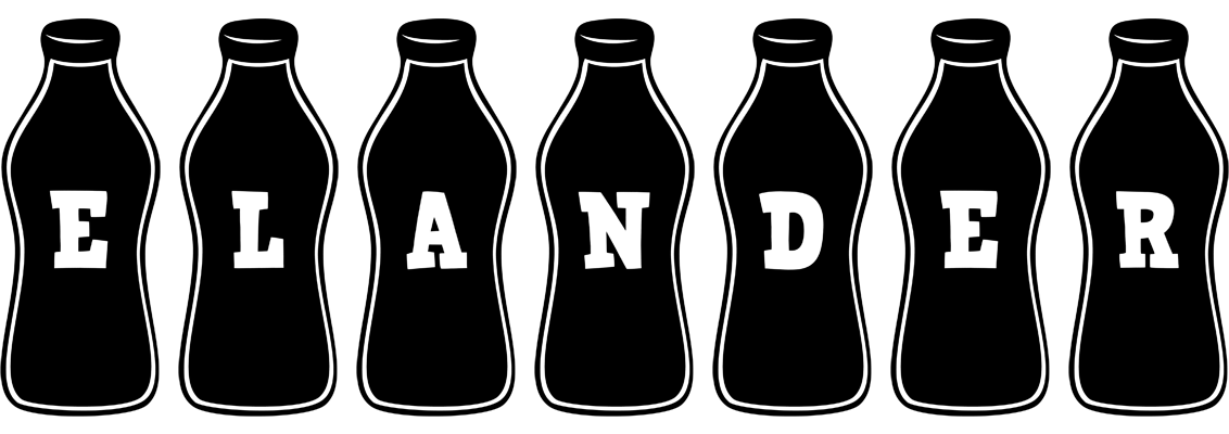 Elander bottle logo
