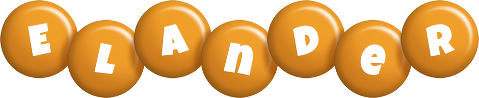 Elander candy-orange logo
