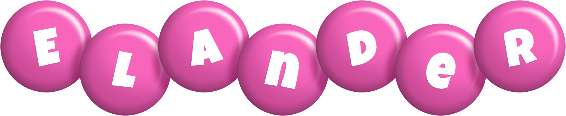 Elander candy-pink logo