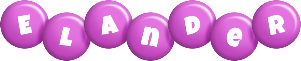 Elander candy-purple logo
