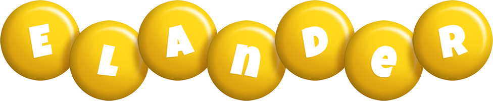 Elander candy-yellow logo
