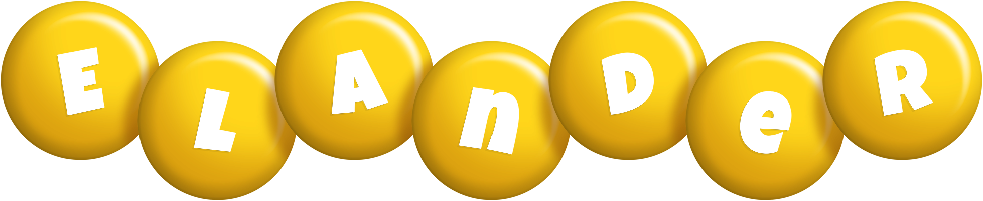 Elander candy-yellow logo