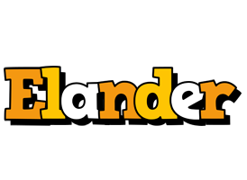 Elander cartoon logo