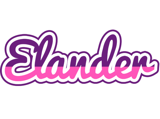 Elander cheerful logo