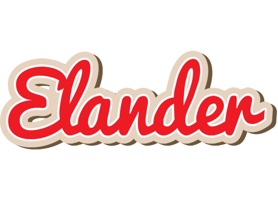 Elander chocolate logo
