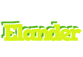 Elander citrus logo