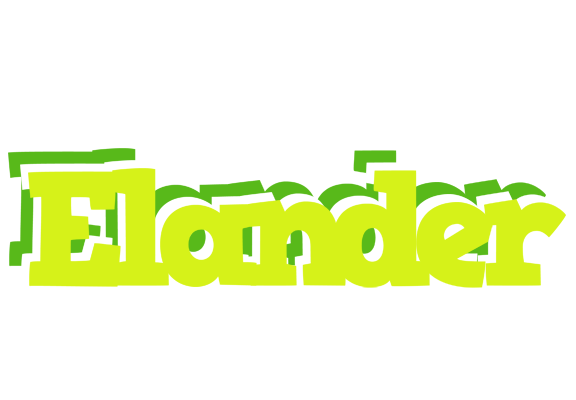 Elander citrus logo