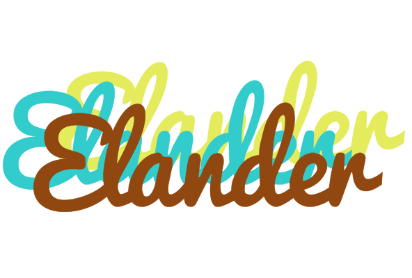 Elander cupcake logo