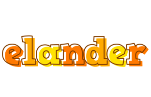 Elander desert logo