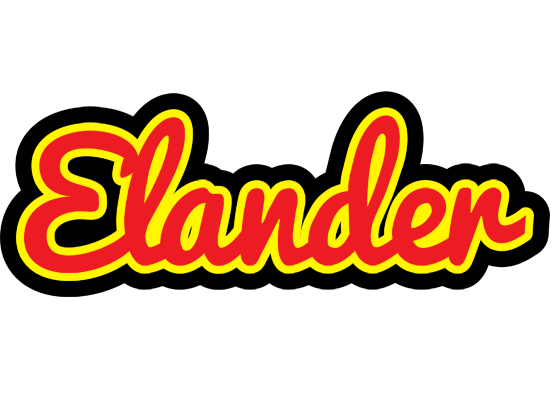 Elander fireman logo