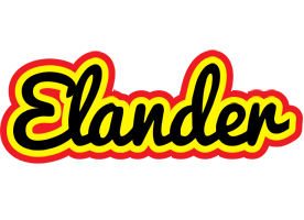 Elander flaming logo