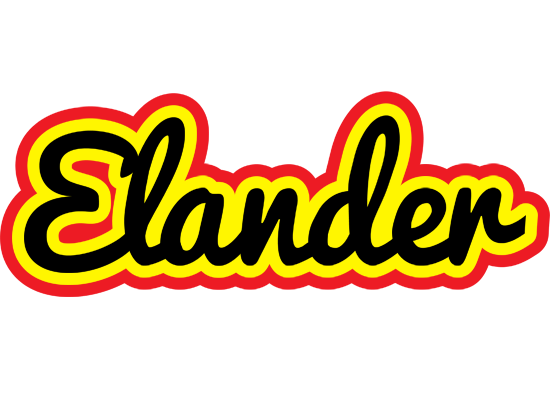 Elander flaming logo