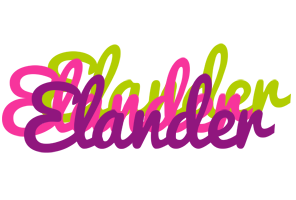 Elander flowers logo