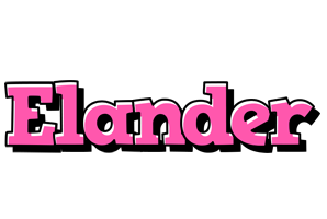 Elander girlish logo