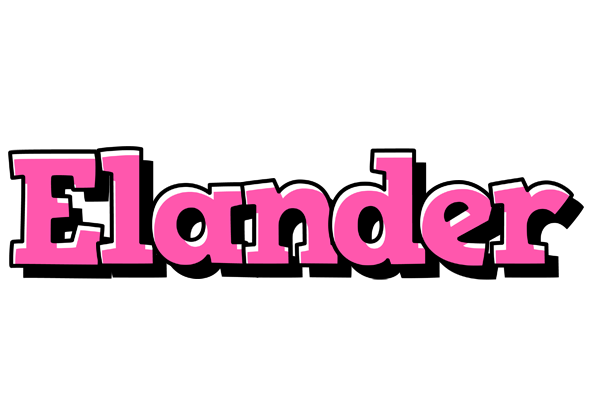 Elander girlish logo