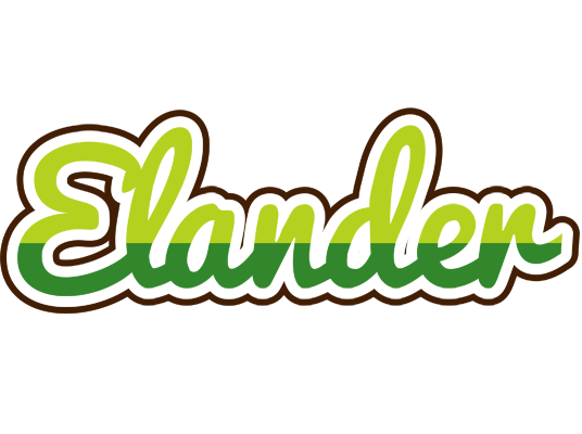 Elander golfing logo
